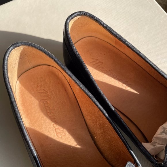 Madewell The Frances Loafer Women’s Size 6.5 Black Leather - Picture 7 of 8